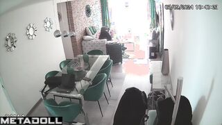 Naked Spanish brunette step-mom fucked hard in Morning recording