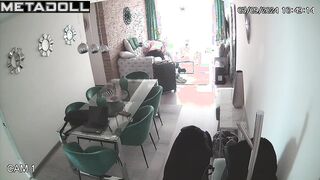 Naked Spanish brunette step-mom fucked hard in Morning recording