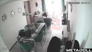 Naked Spanish brunette step-mom fucked hard in Morning recording