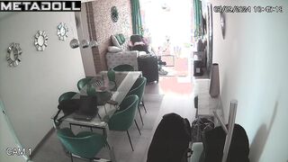Naked Spanish brunette step-mom fucked hard in Morning recording