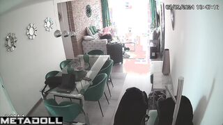 Naked Spanish brunette step-mom fucked hard in Morning recording