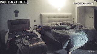 Amazing Israeli parents having sex hard in their bed hidden IP camera