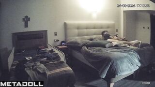Amazing Israeli parents having sex hard in their bed hidden IP camera