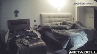 Amazing Israeli parents having sex hard in their bed hidden IP camera