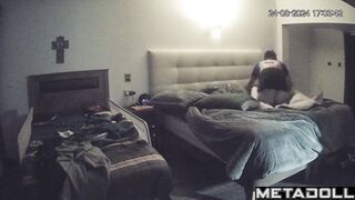 Amazing Israeli parents having sex hard in their bed hidden IP camera