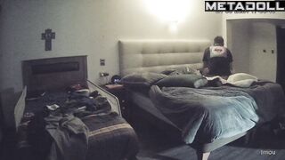 Amazing Israeli parents having sex hard in their bed hidden IP camera