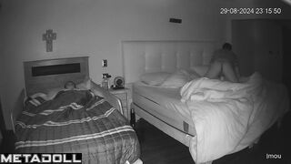 Fat Italian brunette step-mom fucked hard in Morning hidden camera