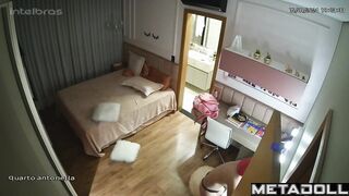 Chunky Greek brunette mother with big natural tits in sexy underwear