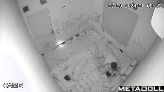 My friend's parents having sex wildly in their bed live
