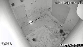 My friend's parents having sex wildly in their bed live
