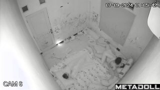 My friend's parents having sex wildly in their bed live