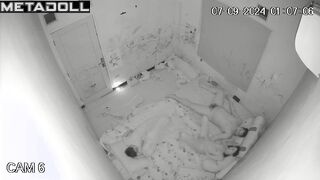 My friend's parents having sex wildly in their bed live