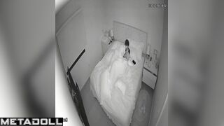 Perverse Spanish brunette mother gets fucked doggy style voyeur cam