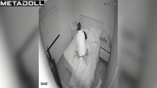 Perverse Spanish brunette mother gets fucked doggy style voyeur cam