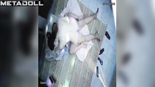 Chubby busty Belgian brunette mom sucks old cock and got cum hidden cam