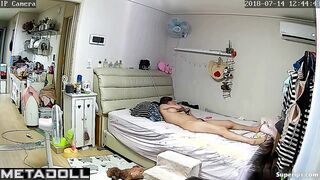 Tender Korean girl masturbates to orgasm