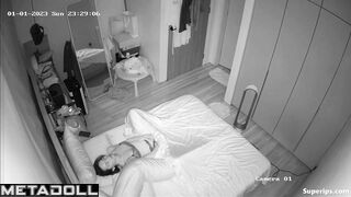 Korean Milf masturbates on her bed