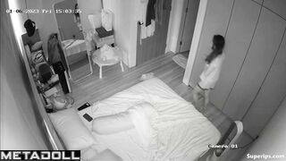 Korean Milf masturbates on her bed