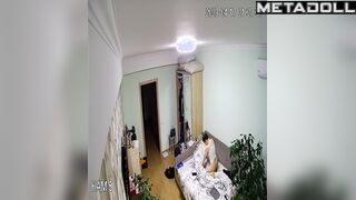 Busty Scottish brunette mother rubs her pussy while thinking about old/young porn