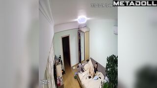 Big tits Israeli brunette teacher fingers her pussy while dreaming of amateur porn