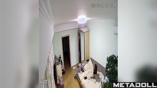 Big tits Israeli brunette teacher fingers her pussy while dreaming of amateur porn