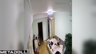 Horny Italian brunette mom changes her wet and dirty panties before cheating on her husband