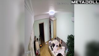 Horny Italian brunette mom changes her wet and dirty panties before cheating on her husband