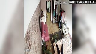 Naughty Russian wife fingers in her pajamas with a vibrator
