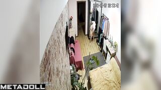 Big tits Romanian brunette teacher rubs her pussy while dreaming of ballbusting porn
