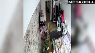 Big ass Dutch babysitter has squirting orgasms while rubbing with a sex toys