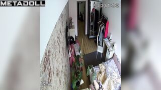 Big ass Dutch babysitter has squirting orgasms while rubbing with a sex toys