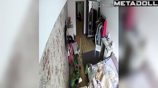 Big ass Dutch babysitter has squirting orgasms while rubbing with a sex toys