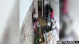 Big ass Dutch babysitter has squirting orgasms while rubbing with a sex toys