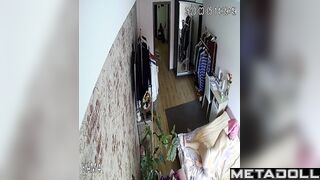 Single English woman masturbates hard with a dildo