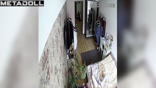 Single English woman masturbates hard with a dildo