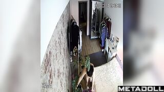 Fat English brunette bar dancer with beautiful big tits in sexy panties
