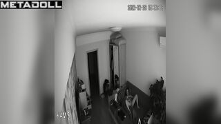 Perverse Finnish brunette MILF masturbates while watching whipping porn