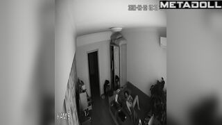 Perverse Finnish brunette MILF masturbates while watching whipping porn