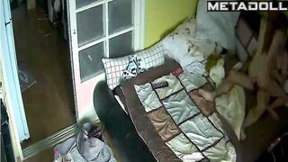 Petite Korean girl rides her boyfriend
