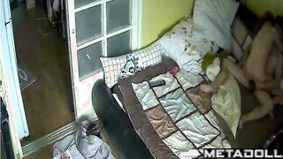 Petite Korean girl rides her boyfriend