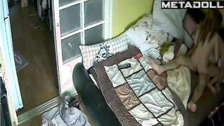 Petite Korean girl rides her boyfriend