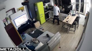 Mature woman gets fucked in the kitchen