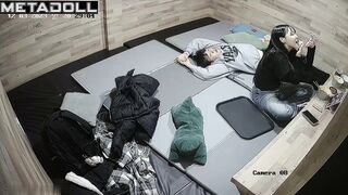 Cute Korean couple groping each other