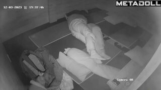 Cute Korean couple groping each other