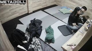 Cute Korean couple groping each other