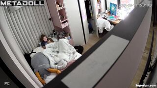 British college girl watching porn