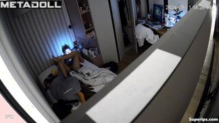 Petite British girl masturbates
