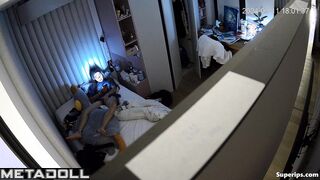 Petite British girl masturbates