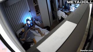 Petite British girl masturbates