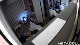 Petite British girl masturbates